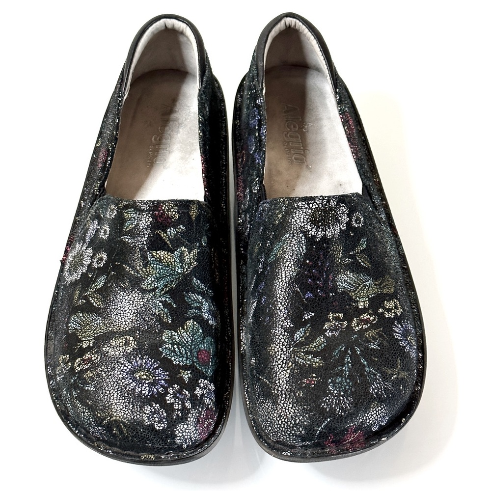 Alegria Deb-297 Floral Professional Nursing Shoe 41 / 10.5-11 Herbaceous - Picture 2 of 12